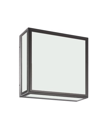 BACHELOR * PLAFÓN/APLIQUE EXTERIOR GRIS OSCURO LED IP65 - 14W - 3000K